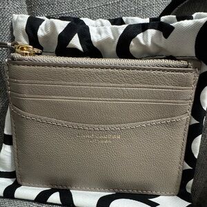 Marc Jacobs Beige Leather Card Holder